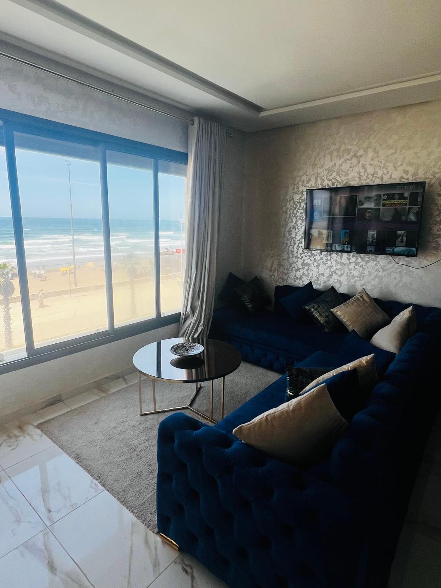 Golden Beach Elegance Sea View & Serenity Kenitra Exterior foto